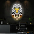 Load image into Gallery viewer, Eagle’s Fury, Skull’s Legacy Neon light Artwork