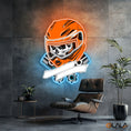 Load image into Gallery viewer, Gearhead’s Graveyard Skull & Repair Neon Light Artwork