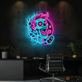Load image into Gallery viewer, No Game No Light Crazy Skull Neon Light Artwork
