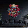 Load image into Gallery viewer, Shinigami Glow The Art of Life and Death Neon Sign Light Artwork
