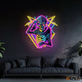 Load image into Gallery viewer, Skull & Sound The Producer’s Pulse Neon Light Artwork
