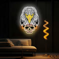 Load image into Gallery viewer, Eagle’s Fury, Skull’s Legacy Neon light Artwork

