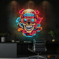 Load image into Gallery viewer, Shinigami Glow The Art of Life and Death Neon Sign Light Artwork
